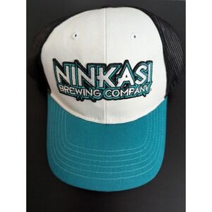 Ninkasi Brewing Company Meshback Trucker Snapback Hat Multicolor Teal OSFM